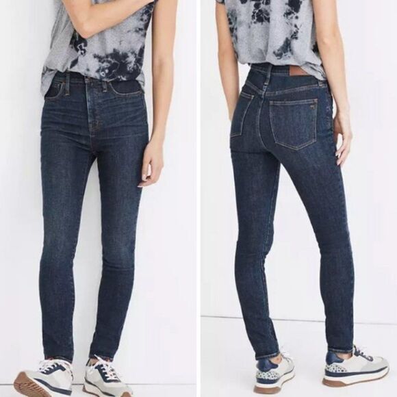 NEW‎ Madewell 11" High-Rise Skinny Jeans in Birchfiel, size 25 - Picture 1 of 15